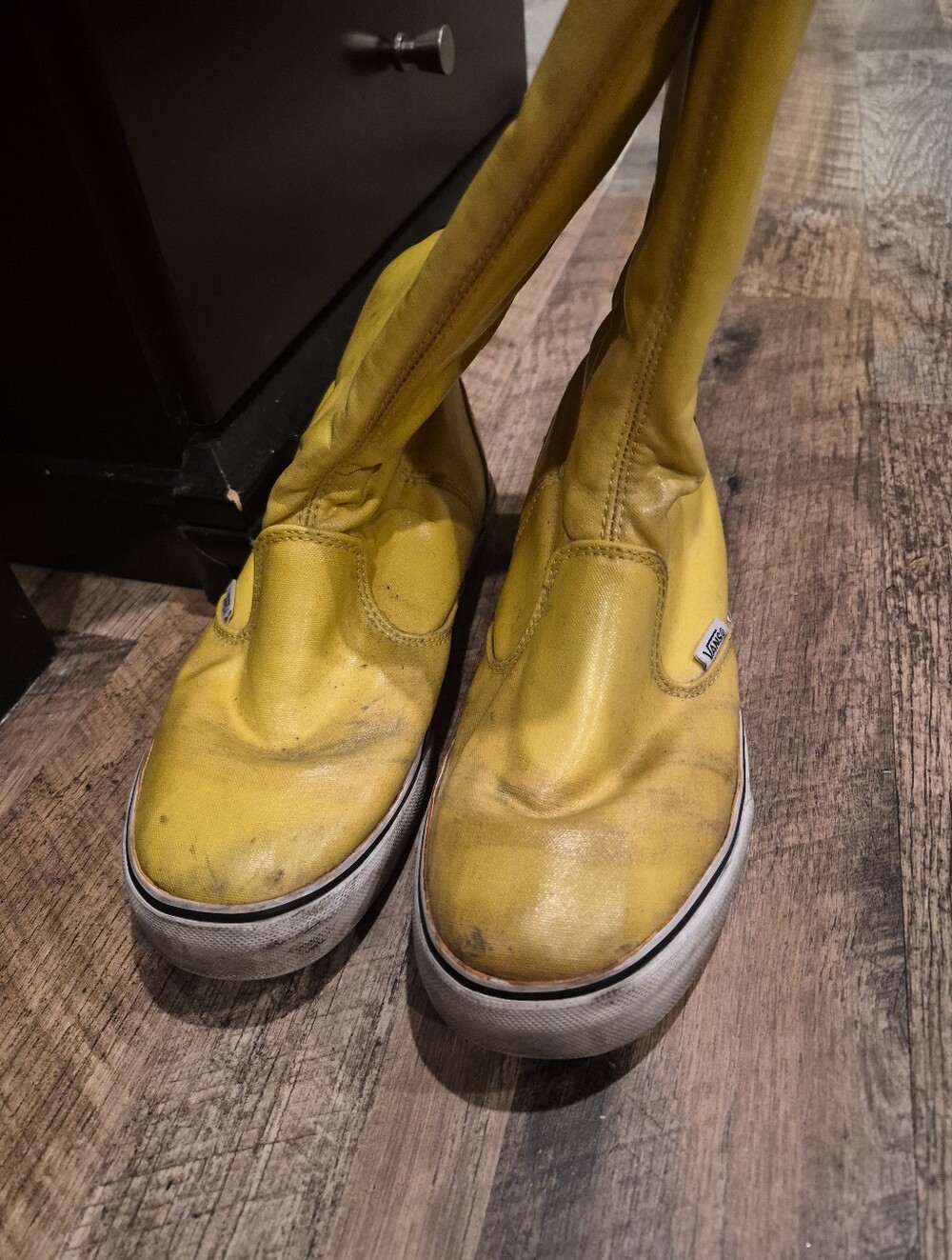 RARE Yellow Slip-On VANSrs- Casual Comfort